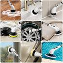 ESCOVA DE LIMPEZA ELÉTRICA - TURBO CLEAN 9X1