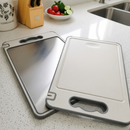 TÁBUA INOX DUPLA – SEM BACTÉRIA, SEM CHEIRO, SEM SUJEIRA