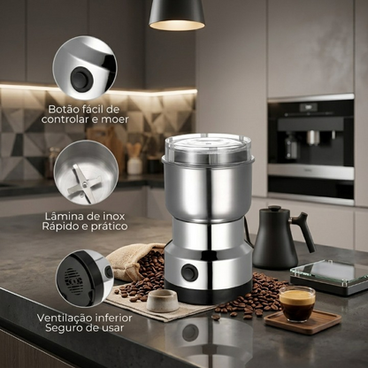 Moedor Triturador Multifuncional Inox - VIRÔ PRIME GRIND