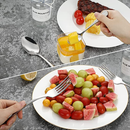 24 Peças Jogo De Faca Garfo Colher De Mesa Usado Em Restaurantes E Cozinhas Promoção