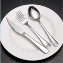 24 Peças Jogo De Faca Garfo Colher De Mesa Usado Em Restaurantes E Cozinhas Promoção