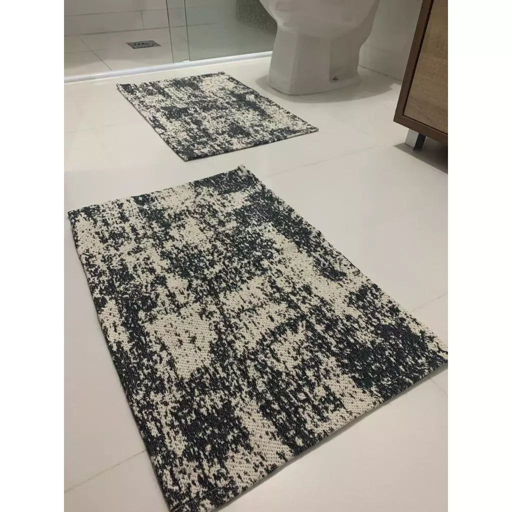 Tapete para Banheiro com 2 Peças 100% Algodão