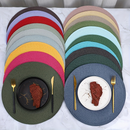 KIT 6 PS JOGO AMERICANO SOUSPLAT REDONDO 38cm