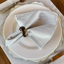 Kit com 8 Guardanapos de Tecido 100% Algodão 35x35 cm