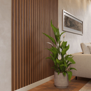 Kit Até 100 Placas Ripados Revestimento Painel Laminado 45x11cm Decoração Sala Casa Envio Imediato