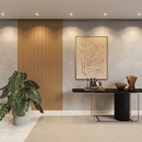 Kit Até 100 Placas Ripados Revestimento Painel Laminado 45x11cm Decoração Sala Casa Envio Imediato