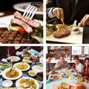 24 Peças Jogo De Faca Garfo Colher De Mesa Usado Em Restaurantes E Cozinhas Promoção