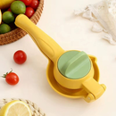 Espremedor Manual de Limão e Laranja de Plástico de Grau Alimentício Reforçado - Espremedor de Frutas e Limas