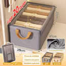 kit 1/2/3 Caixa Organizadora Dobrável Multiuso Com Tampa Feita em TNT Resistente E Ecológico 47*28*20cm