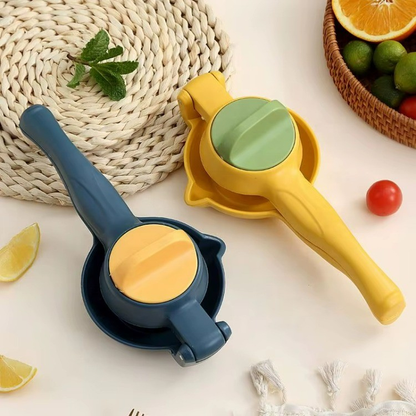 Espremedor Manual de Limão e Laranja de Plástico de Grau Alimentício Reforçado - Espremedor de Frutas e Limas