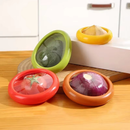 4Pcs Caixa de Silicone Armazenamento Frutas/Legumes: Reutilizável, Mantém Cebola/Abacate Frescos