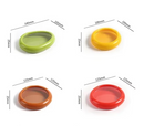 4Pcs Caixa de Silicone Armazenamento Frutas/Legumes: Reutilizável, Mantém Cebola/Abacate Frescos