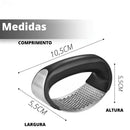 Kit 2 Utensílios para Cozinha Inox: Triturador de Alho e Amassador de Batata