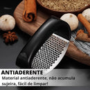 Kit 2 Utensílios para Cozinha Inox: Triturador de Alho e Amassador de Batata