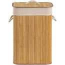 Cesto de Roupa de Bambu 60L