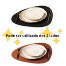 Jogo Americano Sousplat De Mesa em Sintético Decoração Organico